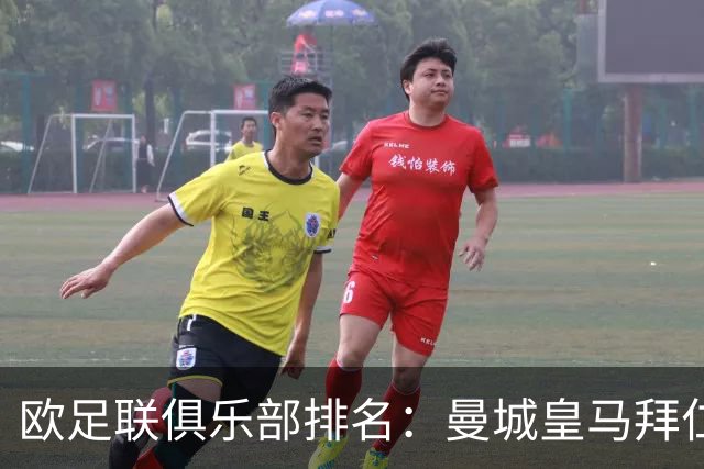 欧足联俱乐部排名：曼城皇马拜仁前3